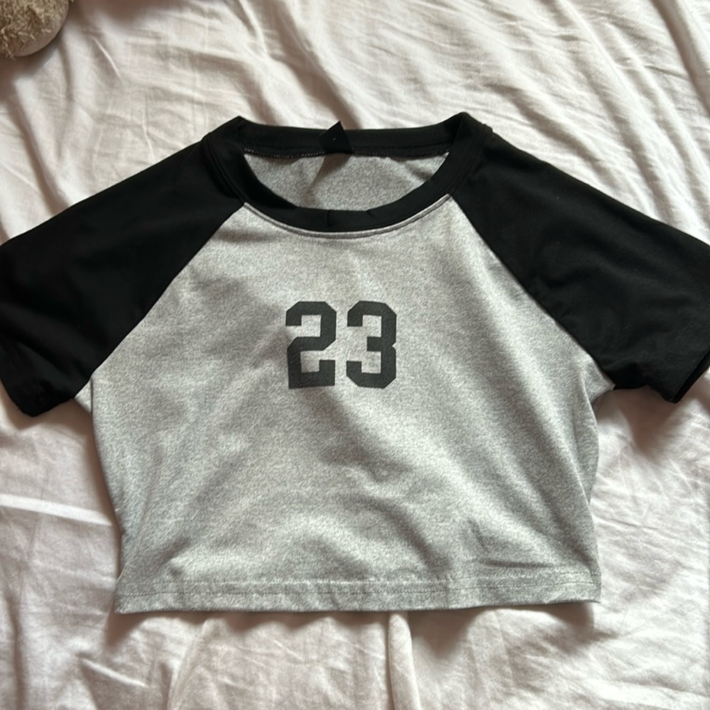 Trendy crop top.